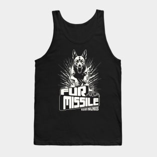 Fur Missile -Belgium Malinois Tank Top